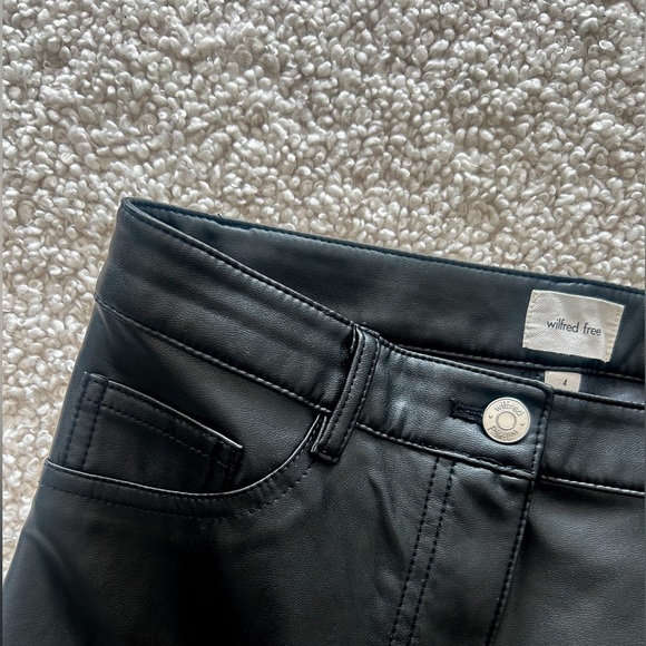 Wilfred Vegan Leather Pant - Picture 3 of 6
